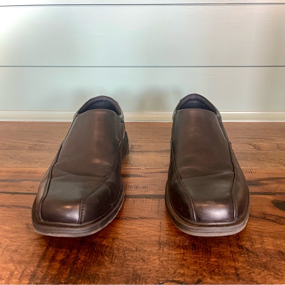 Classic Brown Leather Men's Loafers